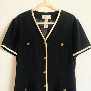 Evan Picone Navy Dress Size 16